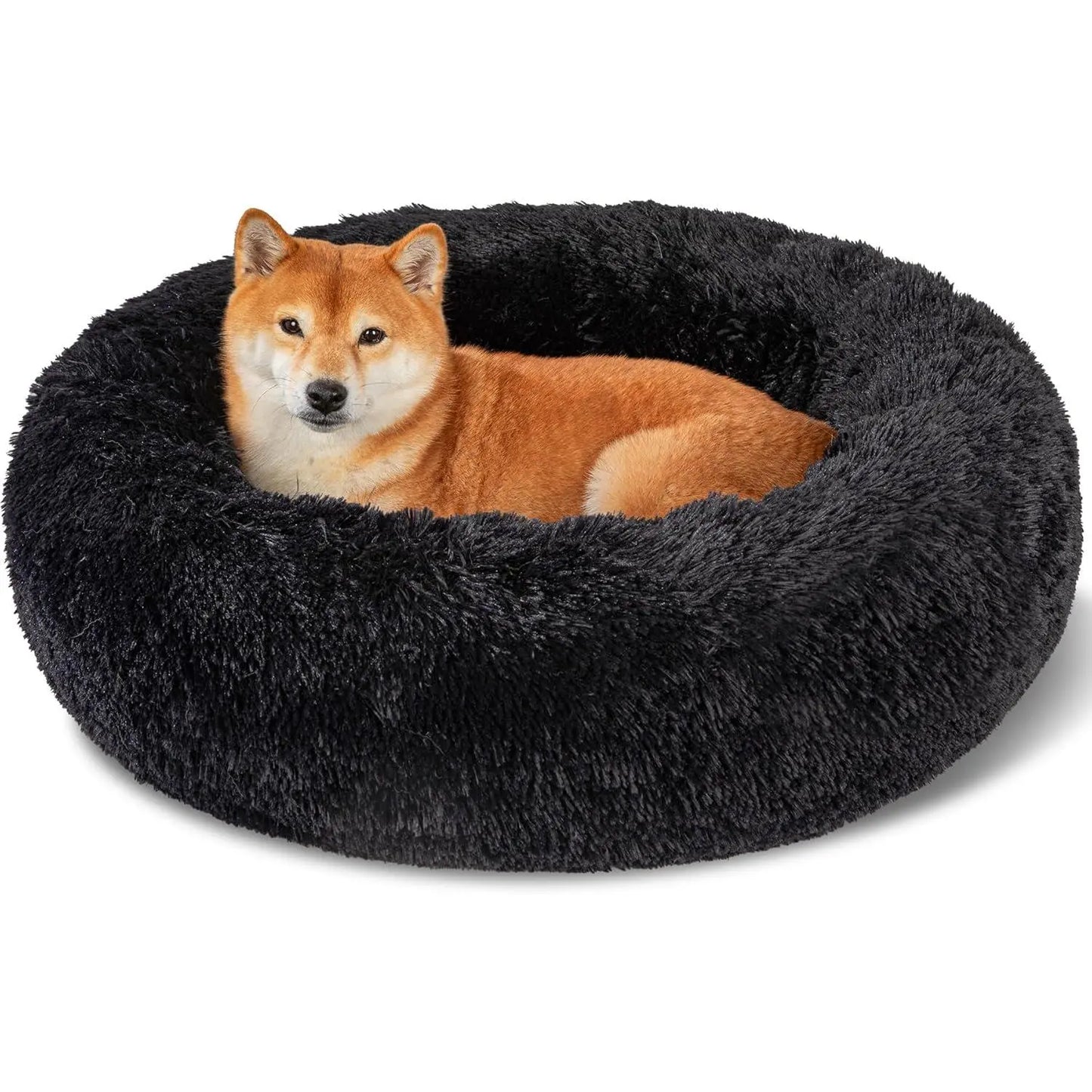 Calming Donut Dog Bed β Plush Anti-Anxiety Cuddler (32β) Kimpets