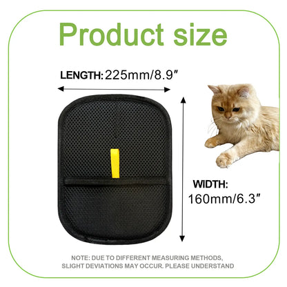 Multifunctional Brush for Cats and Dogs, Hair Remover Glove, Reusable, Essentials, Deshedding Brush, Hair Cleaner, Cat Dog Grooming Tool, Self Cleaning Brush, Easy Clean Kit Roller Portable Removal Carpet Lint Dogg Rooming Ong Vacuum or Happy Lice Tik