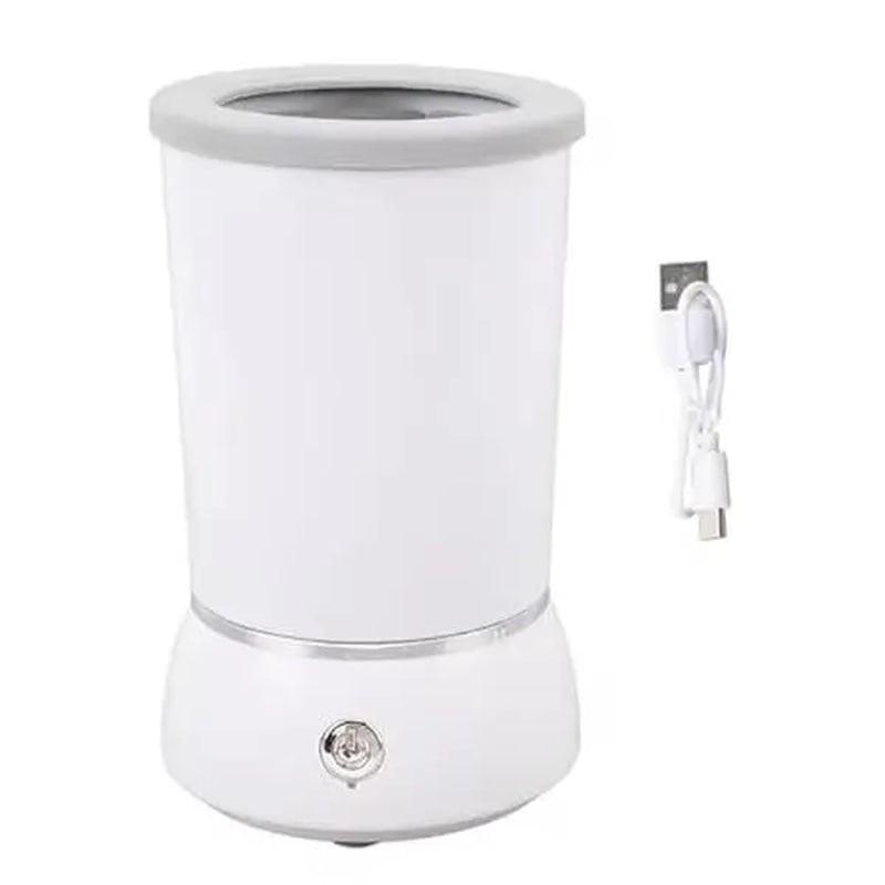 Electric Dog Paw Cleaner & Massager Portable USB Rechargeable Paw Washing Cup for Small to Medium Dogs ABS Silicone Bristles 1500Mah Battery Easy One-Button Operation Pet Grooming Tool
