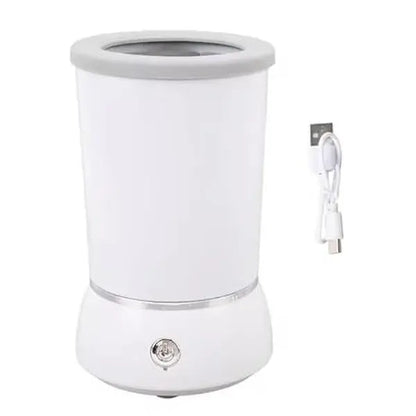 Electric Dog Paw Cleaner & Massager Portable USB Rechargeable Paw Washing Cup for Small to Medium Dogs ABS Silicone Bristles 1500Mah Battery Easy One-Button Operation Pet Grooming Tool