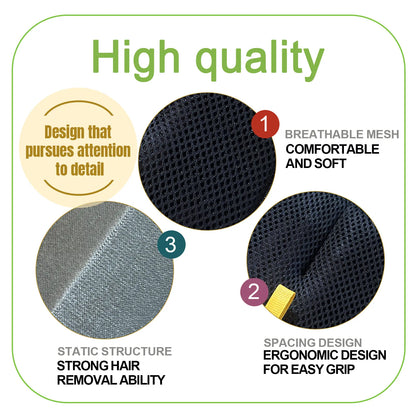 Multifunctional Brush for Cats and Dogs, Hair Remover Glove, Reusable, Essentials, Deshedding Brush, Hair Cleaner, Cat Dog Grooming Tool, Self Cleaning Brush, Easy Clean Kit Roller Portable Removal Carpet Lint Dogg Rooming Ong Vacuum or Happy Lice Tik